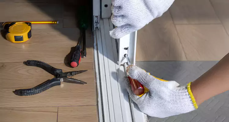 Backyard Sliding Door Track Repair in Fort Lauderdale, FL