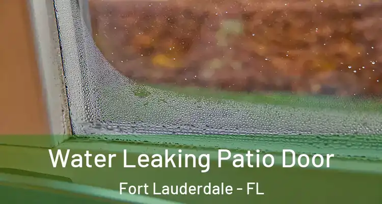 Water Leaking Patio Door Fort Lauderdale - FL
